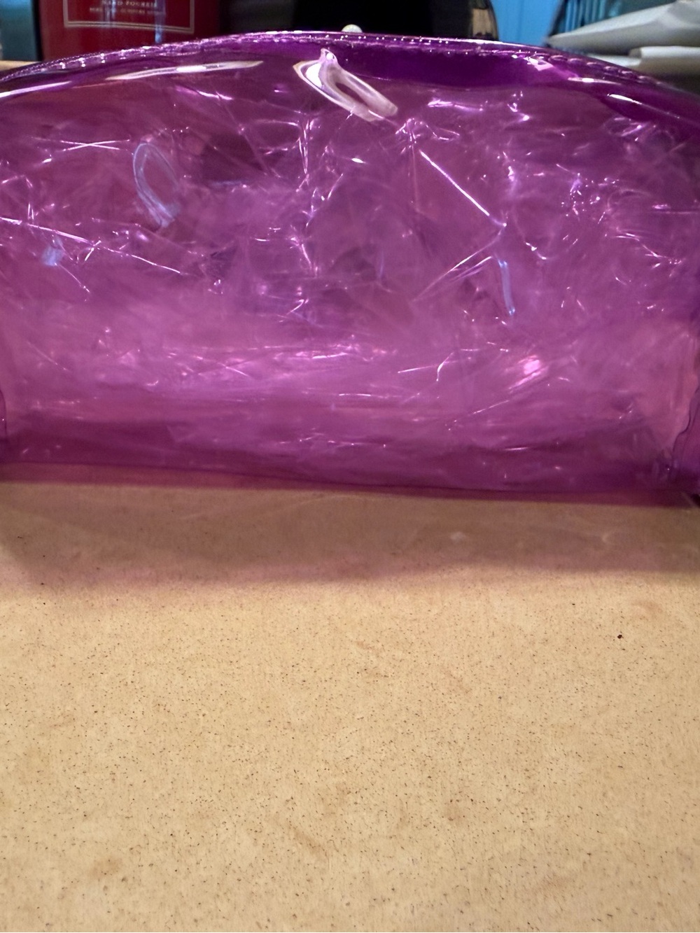 Target Beauty Womens Cosmetic Bag Purple NWT